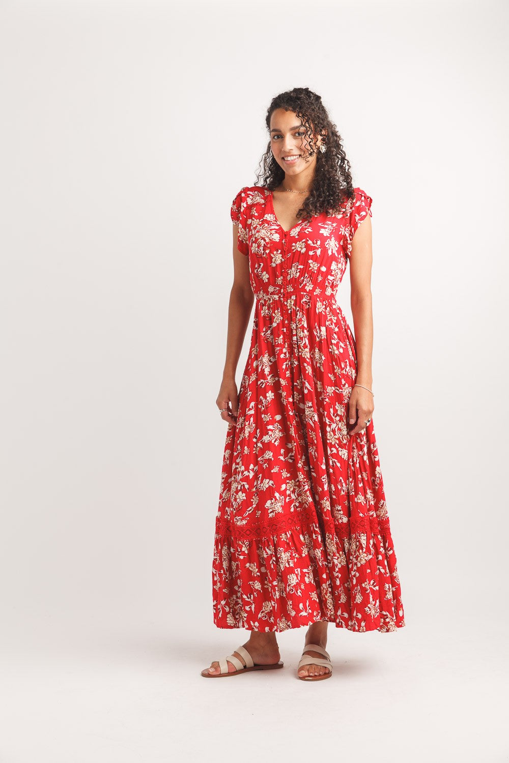 Short Sleeve Maxi Dress
