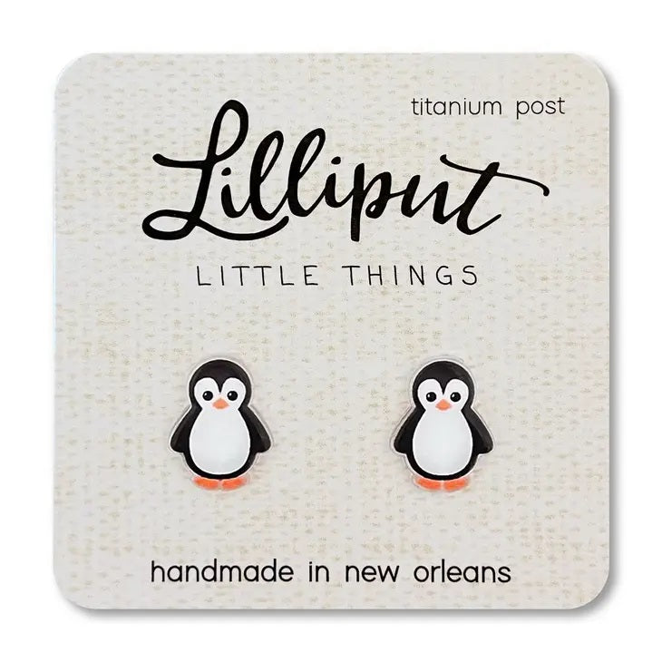 Penguin Earrings