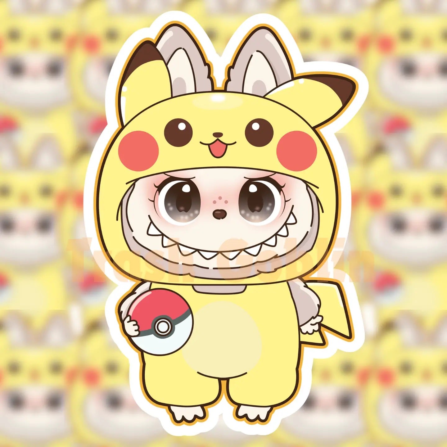 Pikachu Monster Sticker