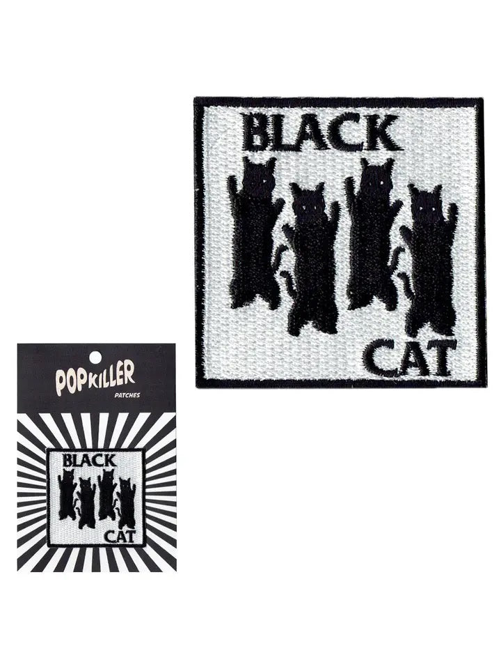 Black Cat Sew/ Iron On Patch