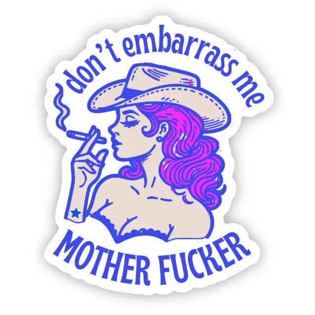 Please Don't Embarrass Me Sticker (Sabrina Carpenter)