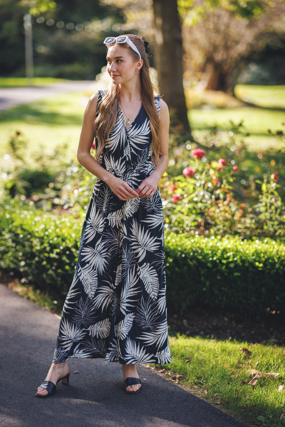 Tropical Printed Wrap Top Jumpsuit – Culture Craze