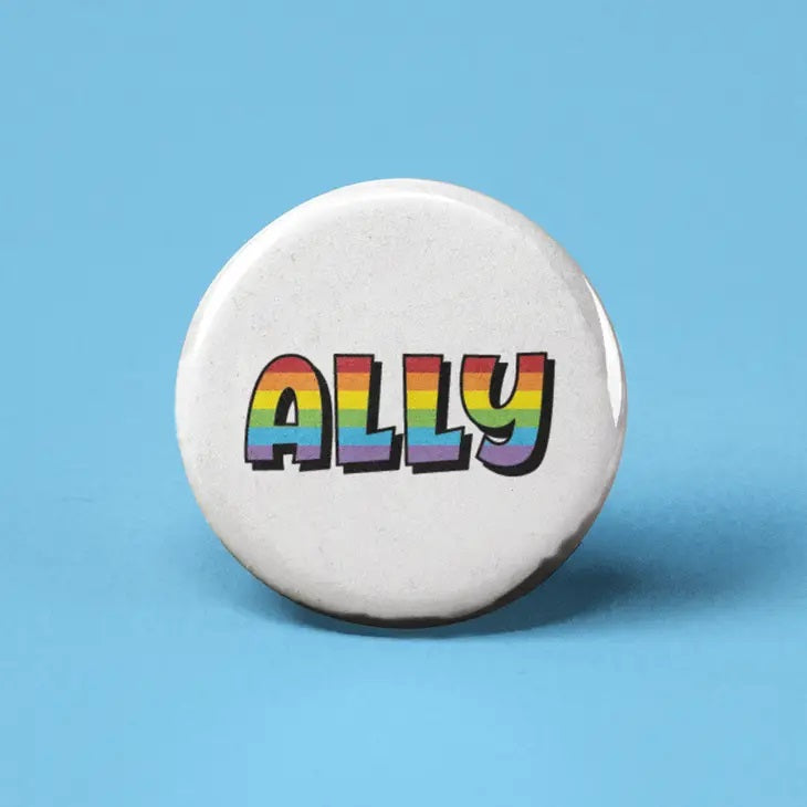 Ally Rainbow Button