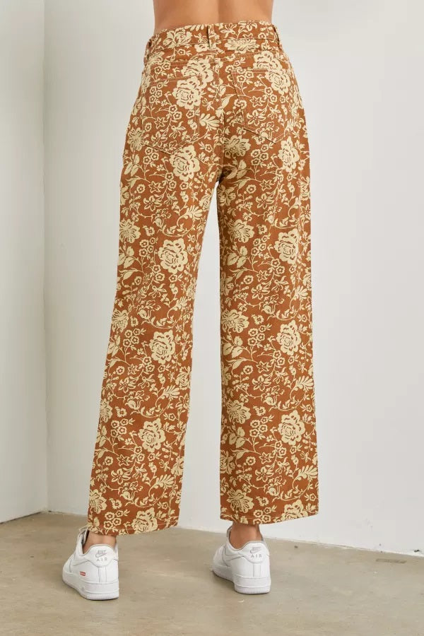 Floral Print Pants