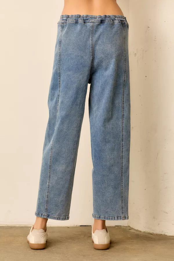 Elastic Pant With Tie