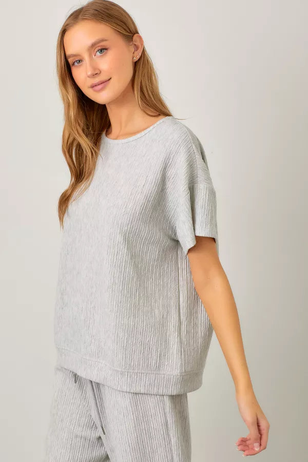 Textured Knit Top