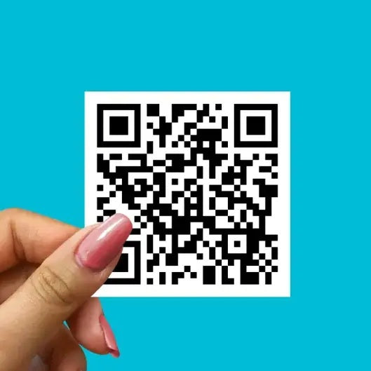 Rickroll Qr Code 2" Sticker Never Gonna Give You Up