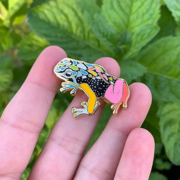 Queer Frog Pride Pin