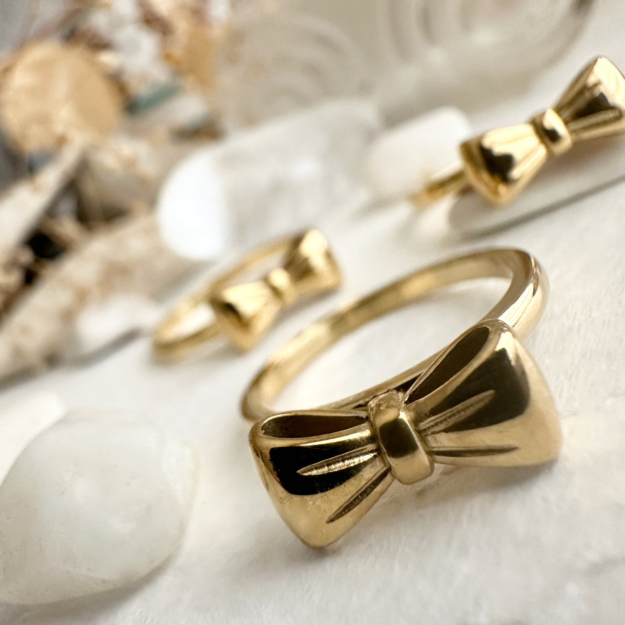 Fontange Bow Ring Size 8