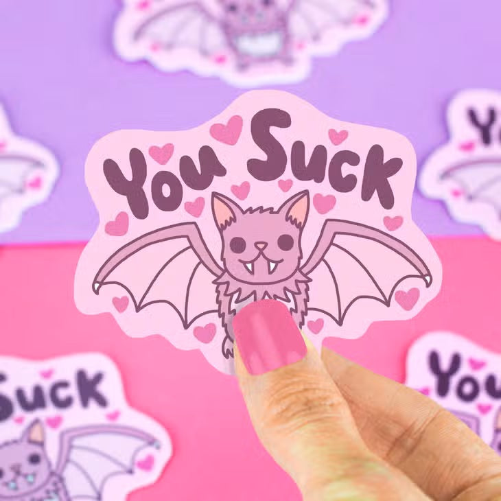 You Suck Vampire Bat Edgy Pastel Goth