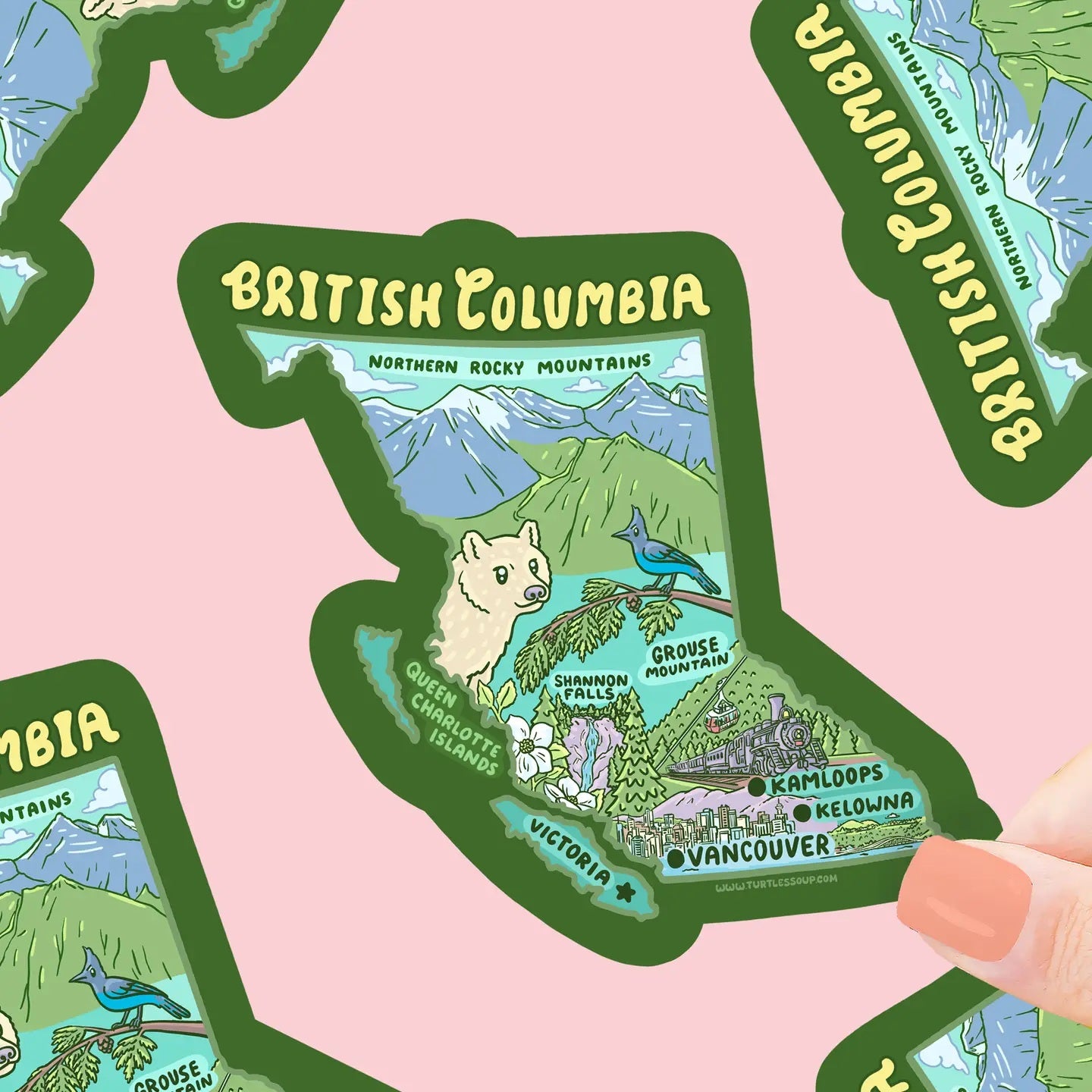 British Columbia Vinyl Sticker