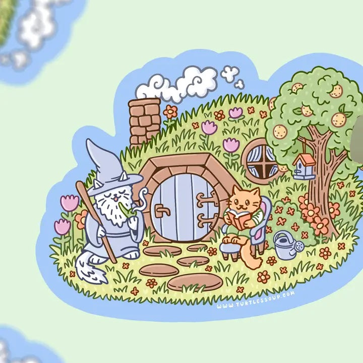 Kitty Burrow Sticker