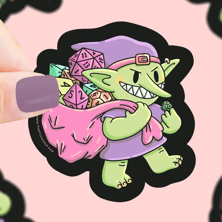 Goblin Dice Vinyl Sticker