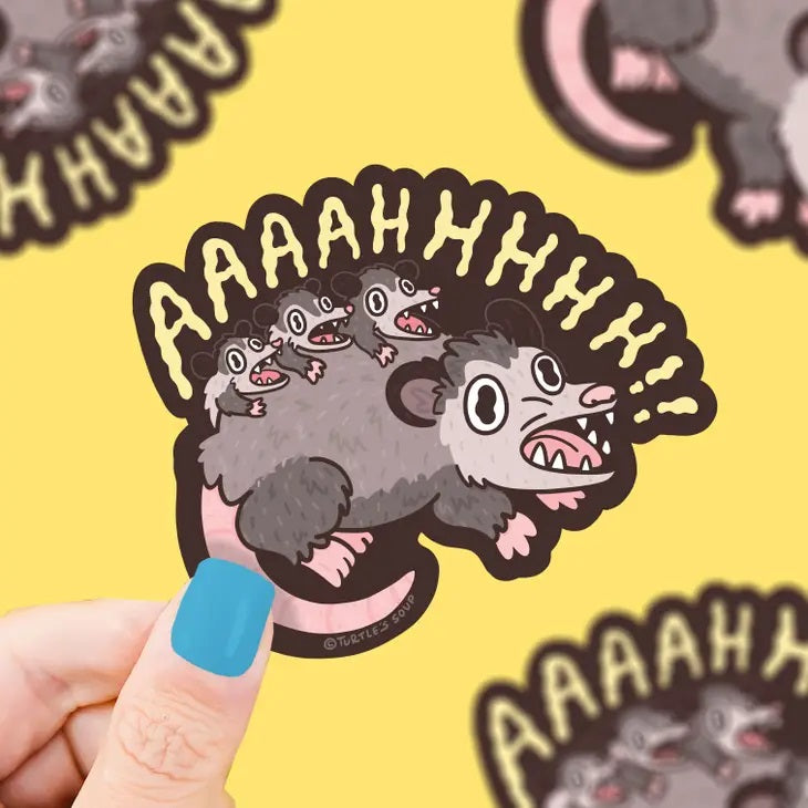 Ahhh Crazy Possum Art Meme