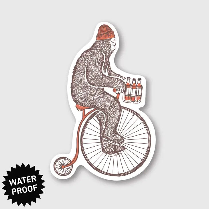 Sasquatch Bike Sticker