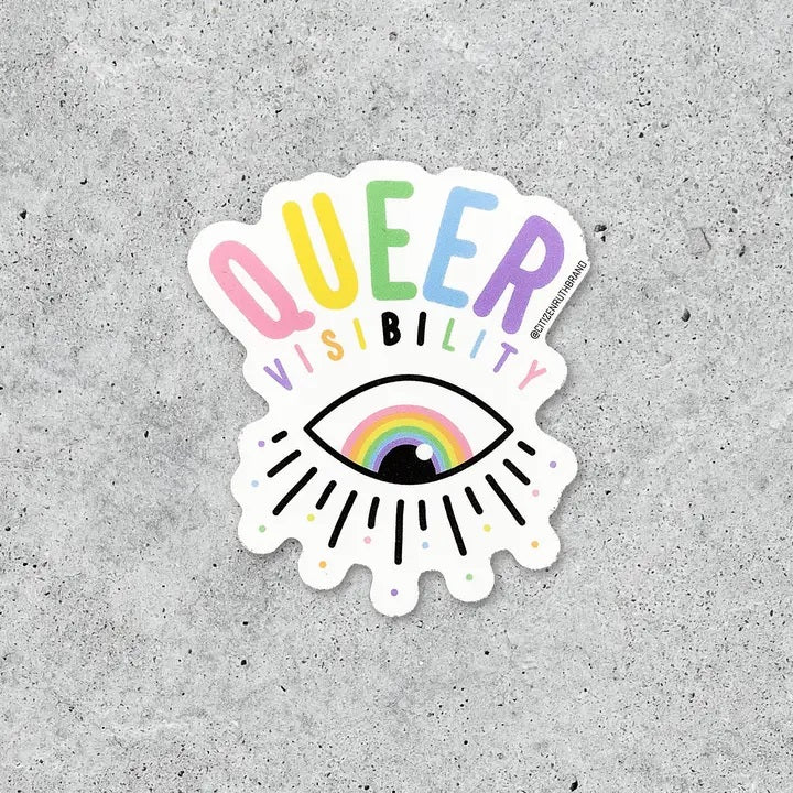 Queer Visibility Vinyl Sticker