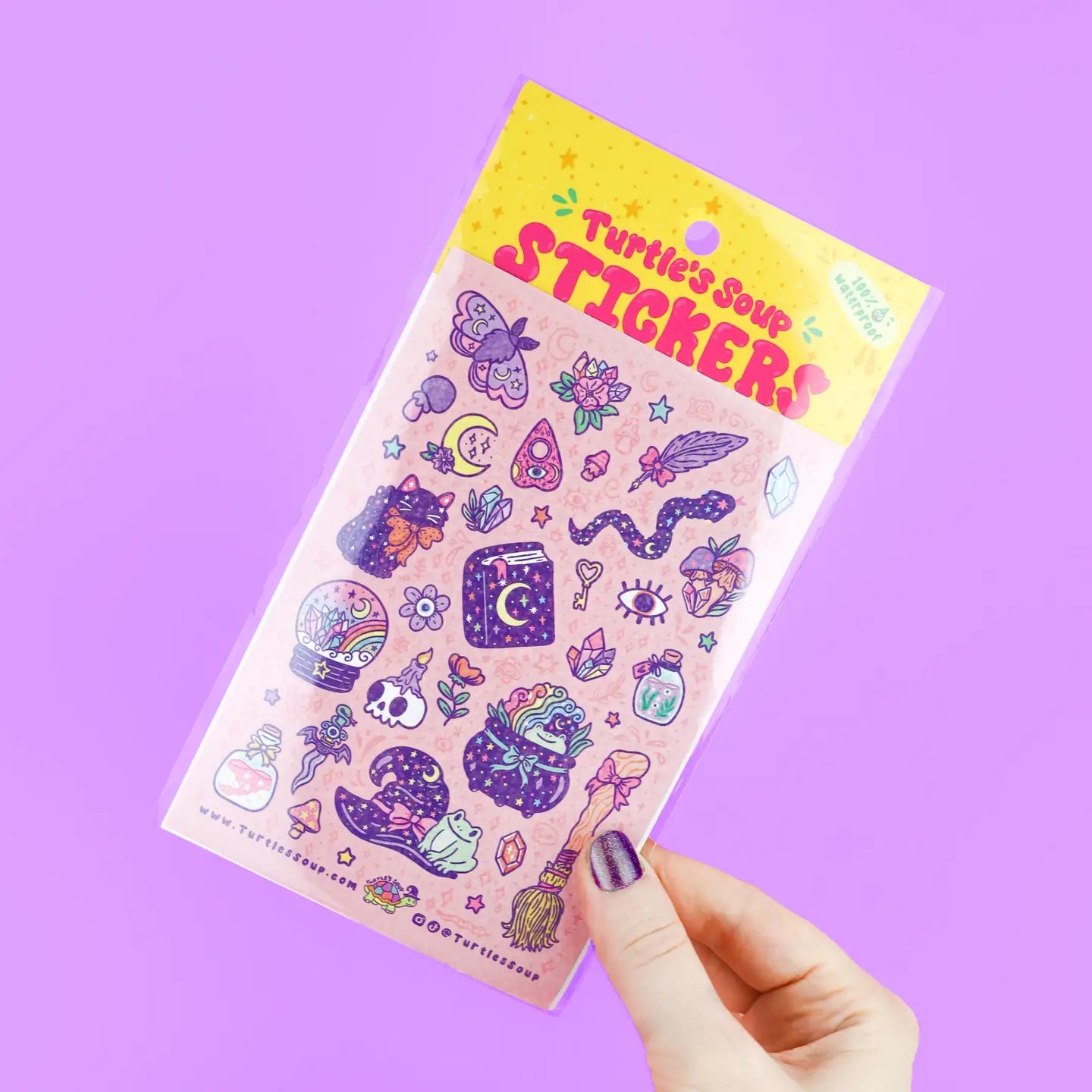 Witch Vinyl Sticker Sheet