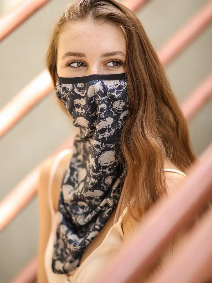 SKULL HEAD NECK GAITER