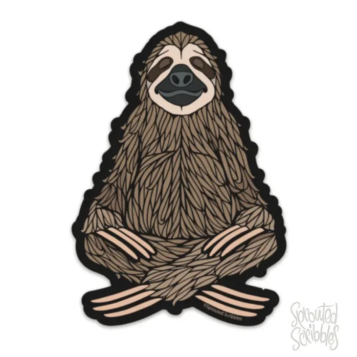 Sloth Sticker.