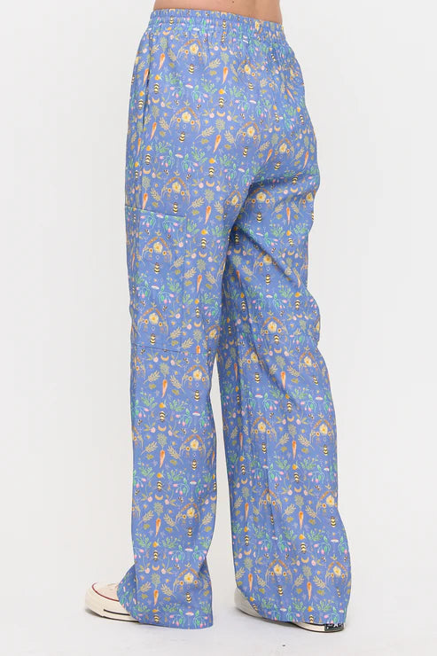 Bee Garden Print Pants