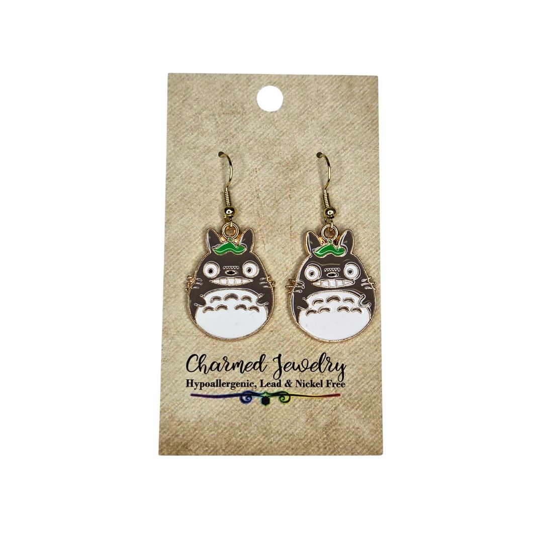 Smiling Totoro Earrings
