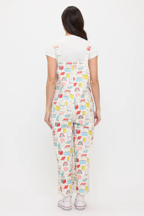 Colourful Books Print Overalls