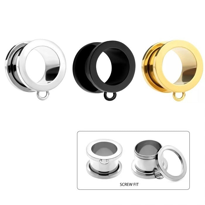 Flat Front With Jump Ring 14g-2g