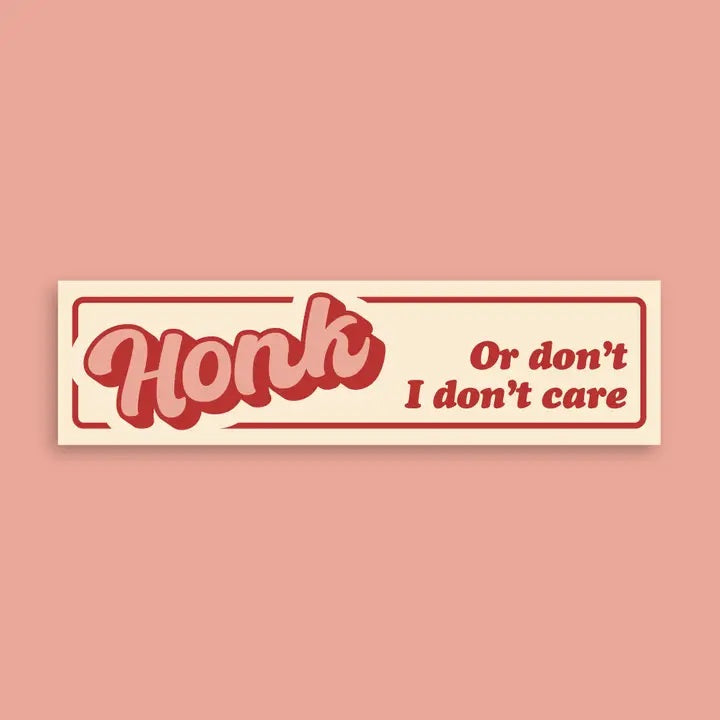 Honk Bumper Sticker