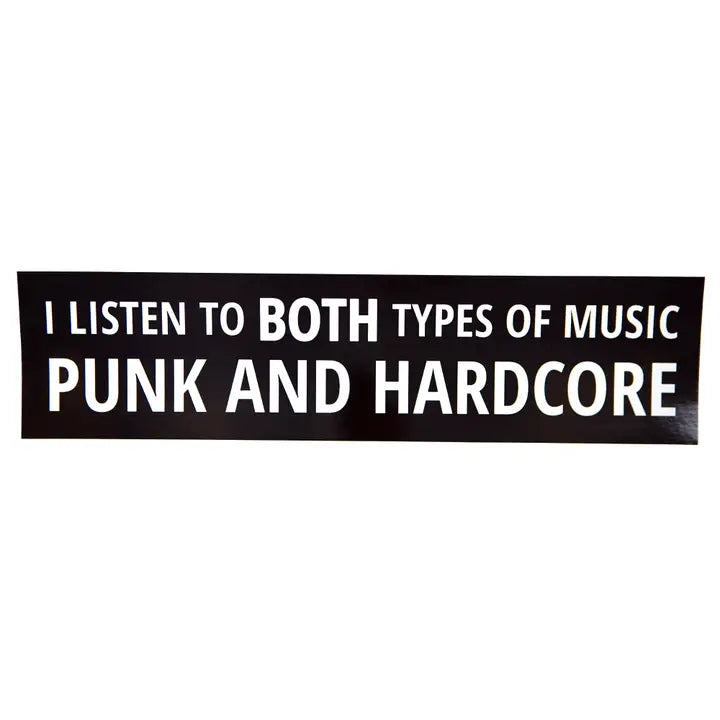 Both Types of Music Bumper Sticker