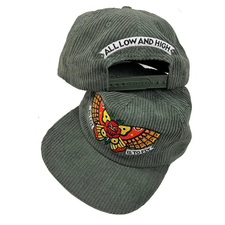 Townes Butterfly Corduroy Cap