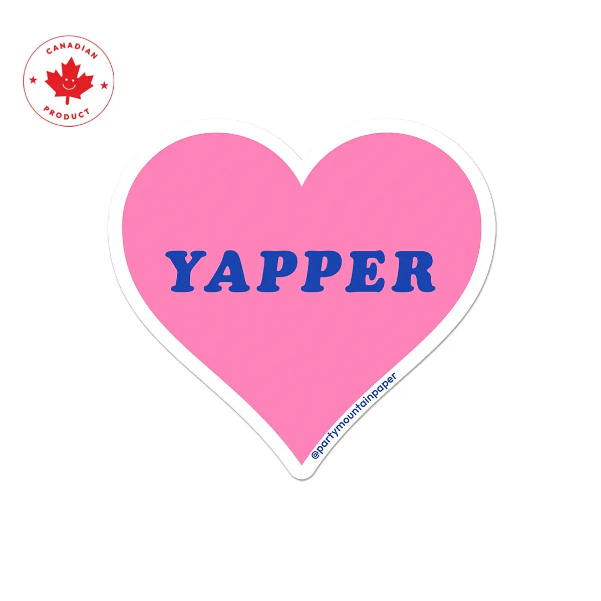 Yapper Heart Sticker