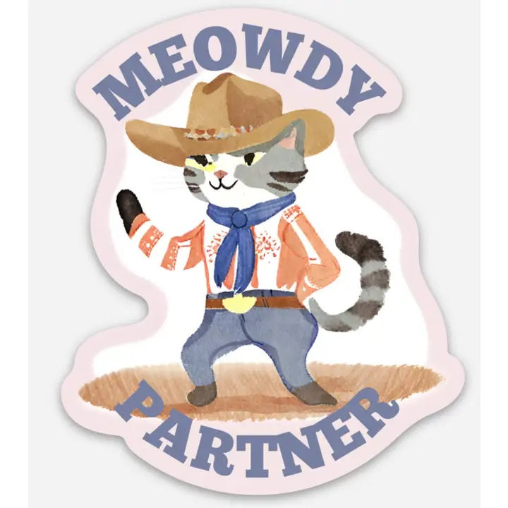 Meowdy Partner Sticker