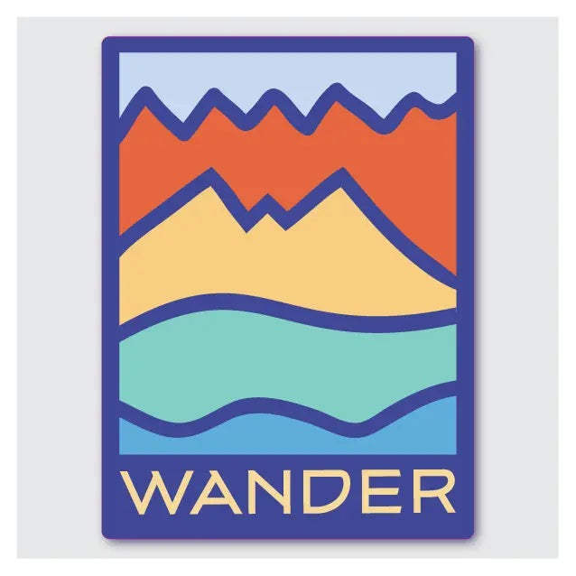 Wander Abstract Sticker