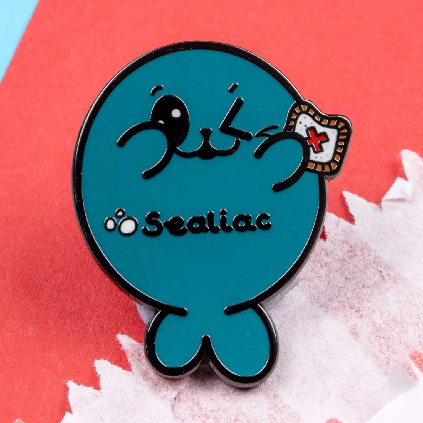 Sealiac Enamel Pin - Coeliac