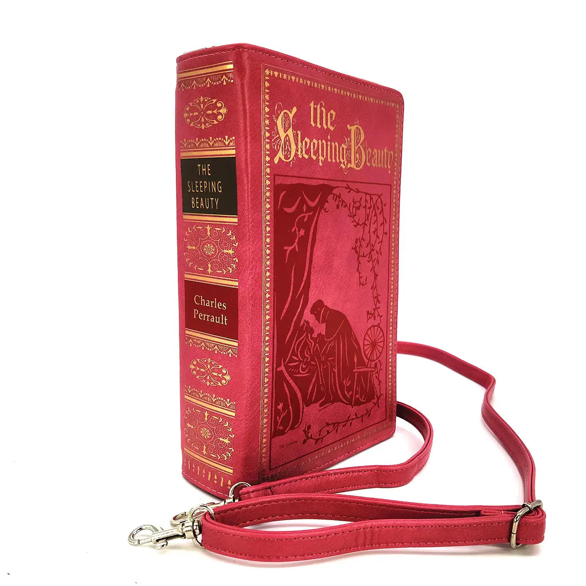 The Sleeping Beauty Vintage Book Clutch Bag In Vinyl