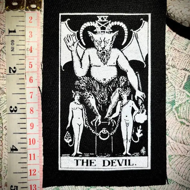 The Devil Tarot Card Patch.