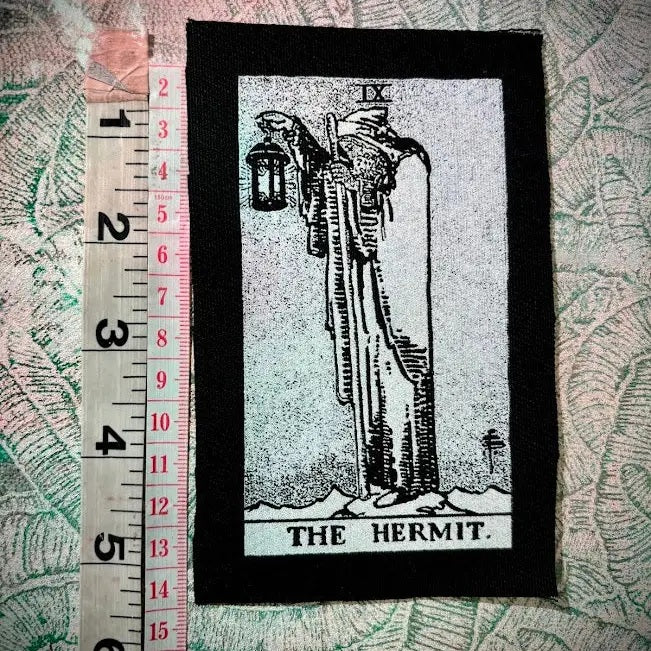 The Hermit Tarot Card Patch