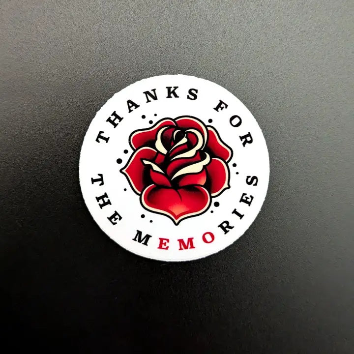 Thanks For the Memories Sticker