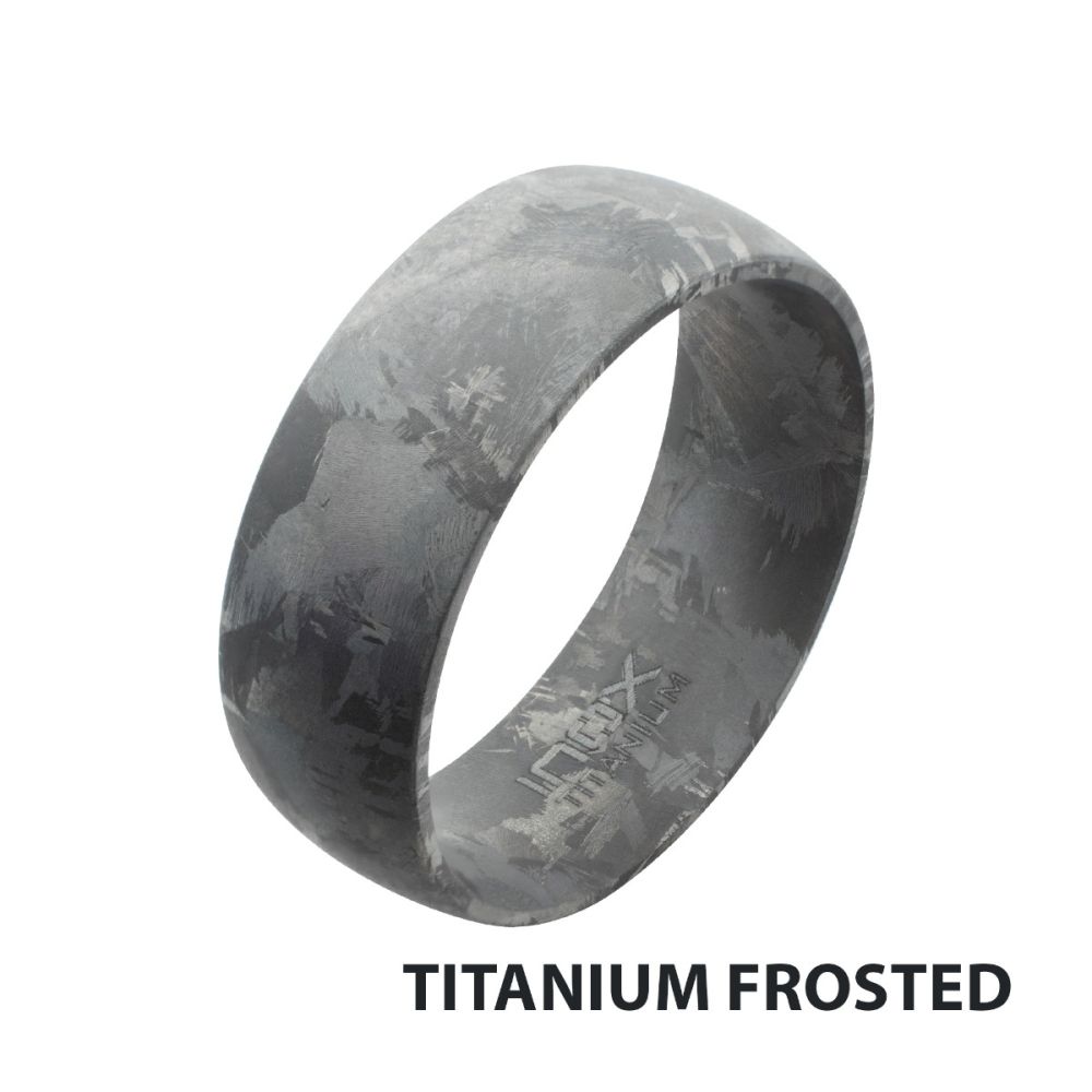Titanium Frosted Ring Size 12