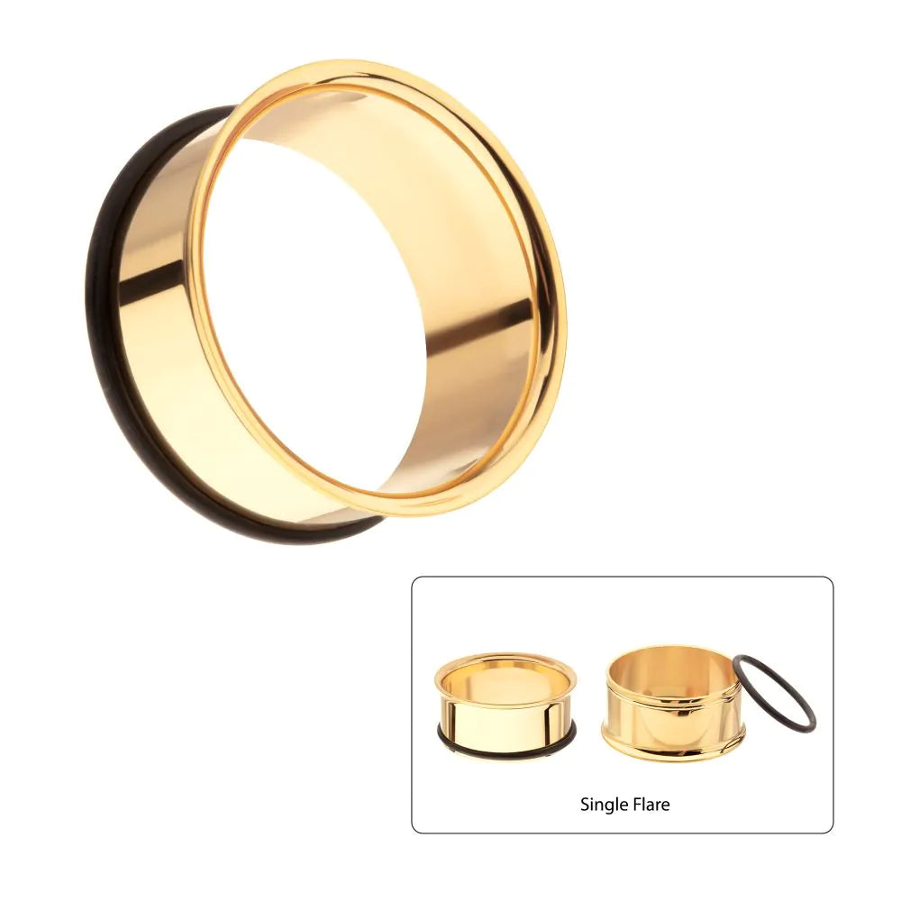 1" Single Flare 24kt Tunnel