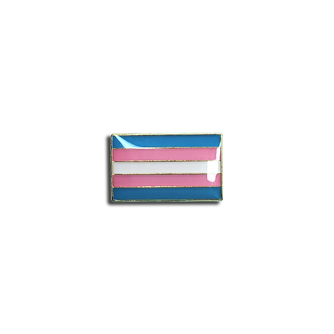Trans Flag Mini Pin