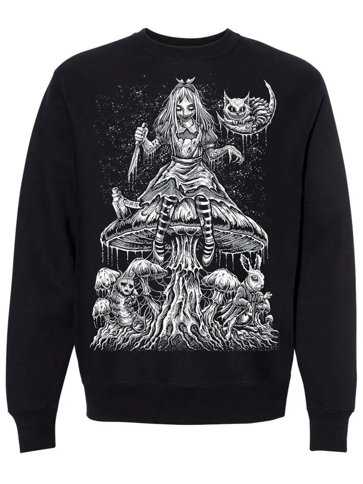 Alice Down the Rabbit Hole Sweatshirt