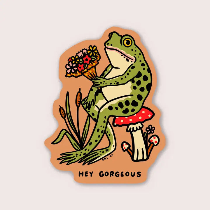 Hey Gorgeous Vinyl Sticker