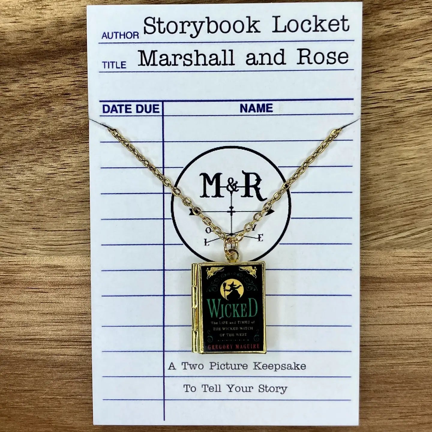 Book Locket Wicked
