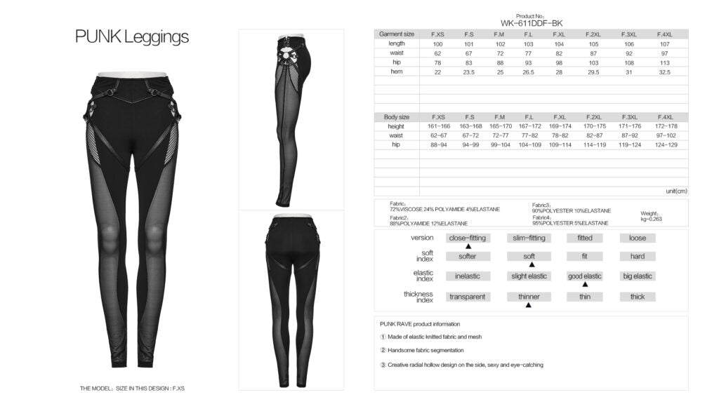 Knitted Mesh Leggings