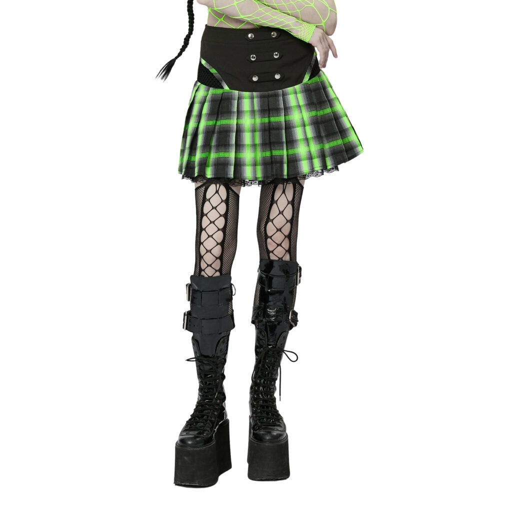 Punk Pleated Skirt