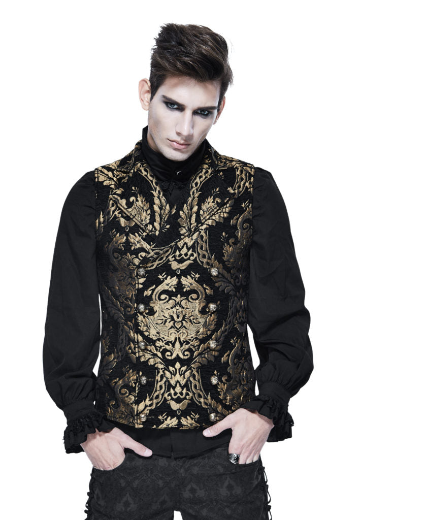 Gothic Gold Collared Waistcoat