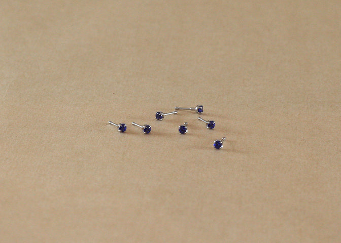 16G TI PRONG GEM 2MM SAPPHIRE