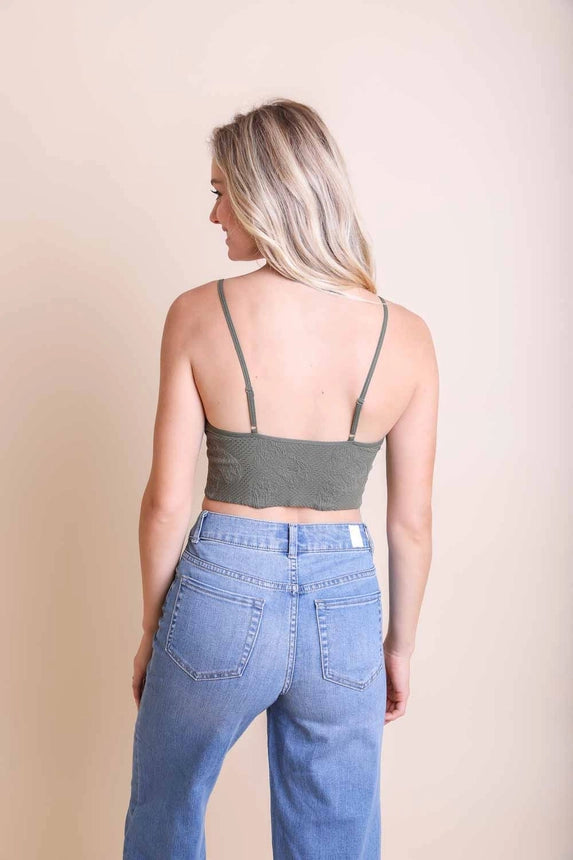 Seamless Paddded V-Neck Brami