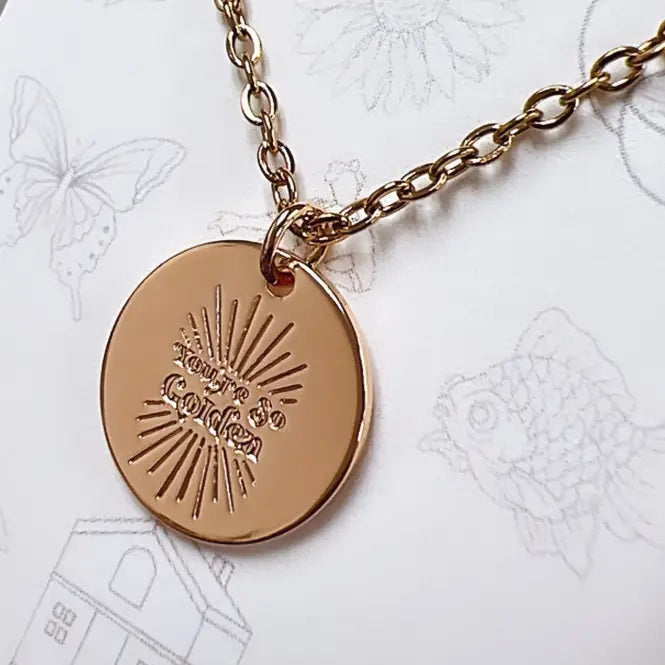 You're So Golden Necklace